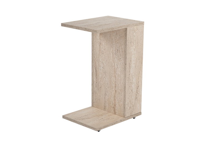 Hanah Home Mesa Auxiliar de Mármol, 30x40x63 cm, Elegante y Sofisticada para el Hogar